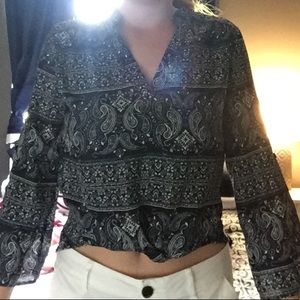 DARK Blue and white beautifully designed shirt